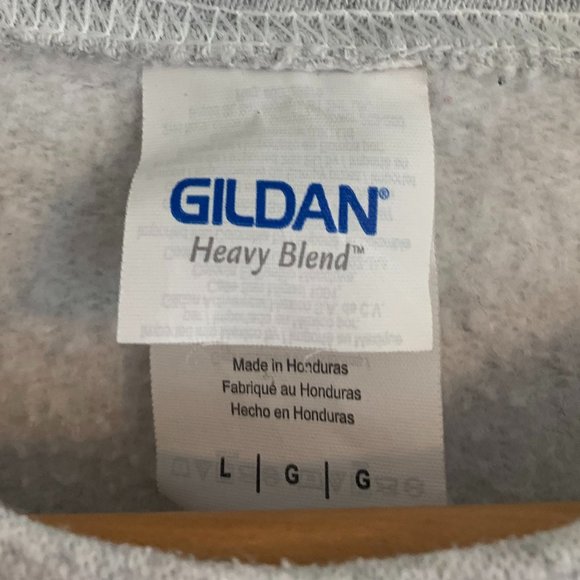 Grey Gildan 'Heavy Blend Crewneck - Picture 3 of 3